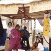 Little Scotty at Maxwell St. bandstand, 2000--before they tore it down